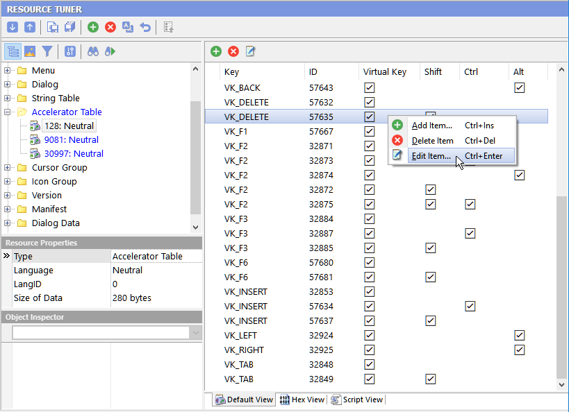 Select the accelerator resource