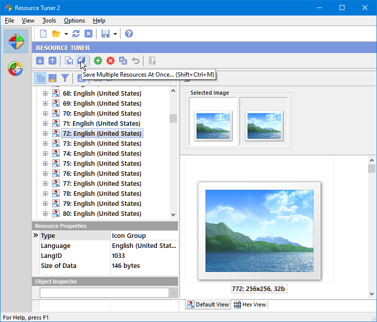Click this image to see more Resource Tuner screenshots Resource Editor