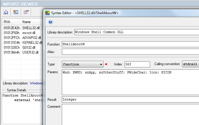 Syntax Description Editor is specifically designed for adding custom comments, altering values or creating new library description Syntax Description Editor